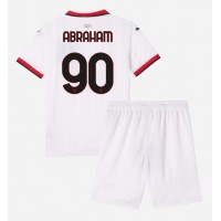 AC Milan Tammy Abraham #90 Udebane Trøje Børn 2024-25 Kortærmet (+ Korte bukser)